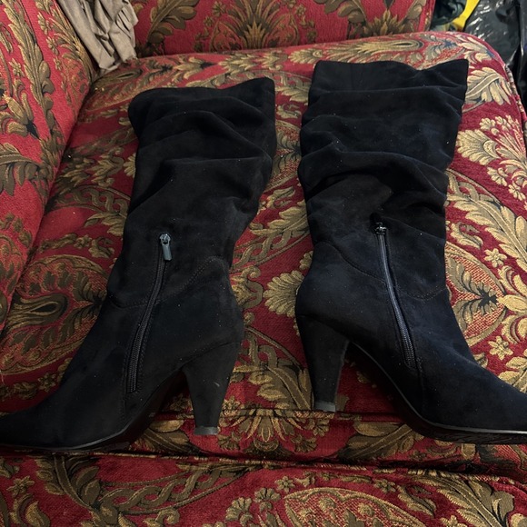 Womens Knee High Suede Boots size 7.5 - Picture 2 of 7